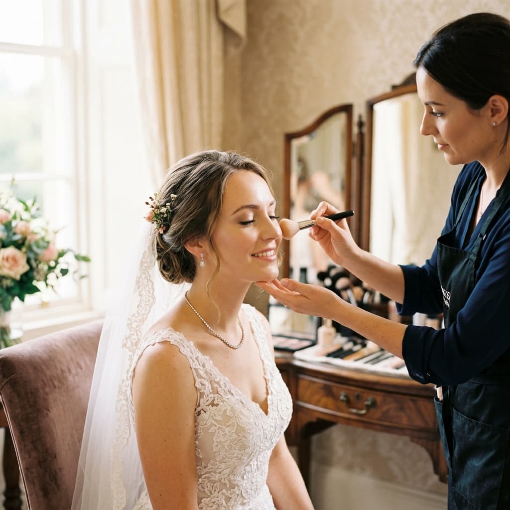 Bride Getting Ready